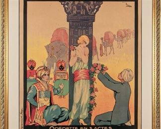 Candido De Faria Poster- "La Plus Joile Fille De France", Ca. 1924