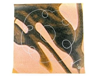 Jeff Koons Signed Vinyl Panel From Hugo Boss Art Wall #2