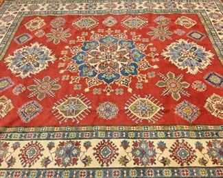 Beautiful Hand Knotted Wool Vegetable Dyed 116” X 98” Carpet