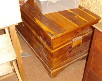 Cedar blanket chest