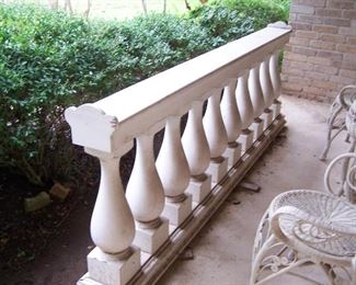 two of these rails, 8' x 30"