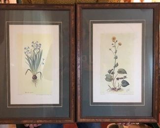 Two additional Floral prints