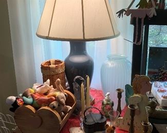 One of a pair of very nice lamps