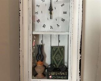 Cute shadowbox clock