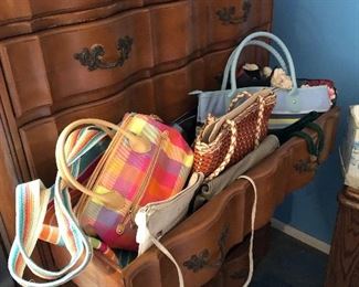 Selection of handbags