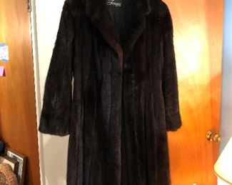 Black Glamma full length coat