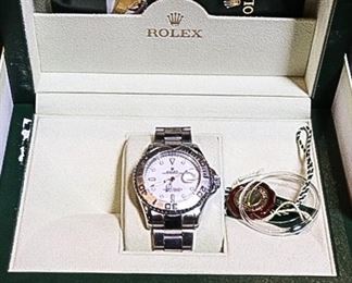 men's yachtmaster rolex watch in original case 
