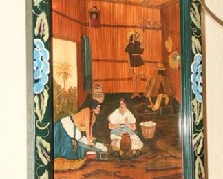 Mexican hand painted art