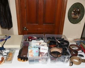 Woman's and men's belts and hat bands