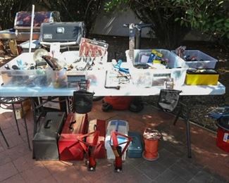 Garden tools and gas grills