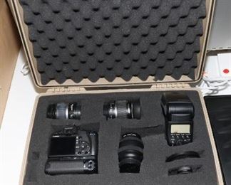 Pelican cases and Canon camera equipment