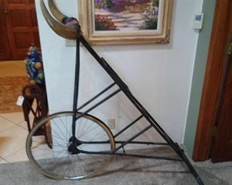 Amazing vintage matador / toreador training piece