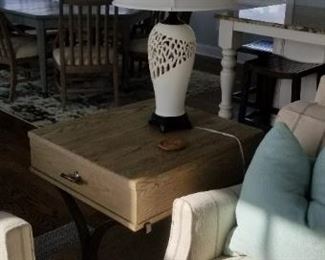 Stanley accent table with drawer