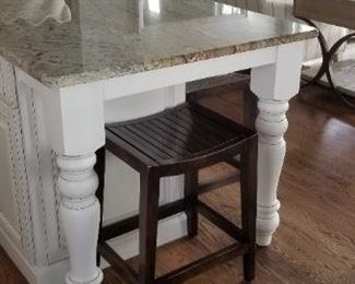 Kitchen island detail