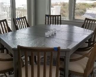 Gorgeous dining room table (sorry, owner is keeping chairs)