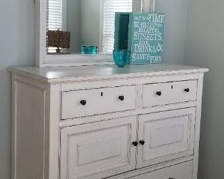 Dresser with mirror by Universal Furniture