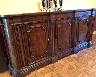 Henredon Burled wood Credenza Traditional 72"L x 18.5D 