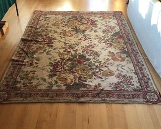 Society Millenovecentondvantadue Whitney Division of Trade AM Rug Rosette style in Amber 5.7 x 7.1 100% cotton made in Italy