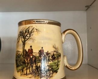Gibbons Coffee Mug with Hunting on horseback scene 