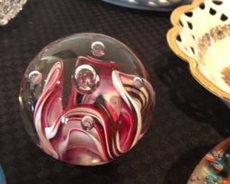 Signed Paperweight collection