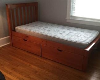 Twin Bed With Storage Drawers https://ctbids.com/#!/description/share/259862