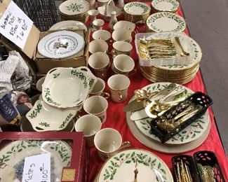 Lenox Holiday dishes and accessories