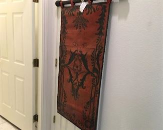Vintage Leather Wall Hanging