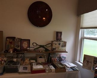 Sewing & Doll Supplies including German Doll Eyes