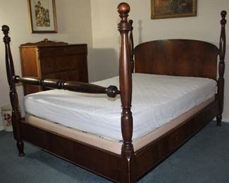 Vintage Cannon Ball Poster Double/Full Bed