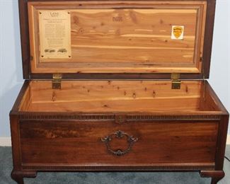 Open View: Lane Standard Mahogany Veneered Cedar Chest Altavista, VA.