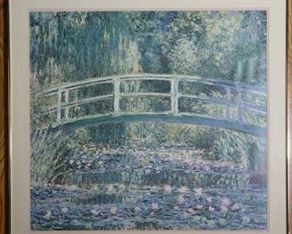 “Water Lilies” by Claude Monet Framed Print 30” x 30.5”