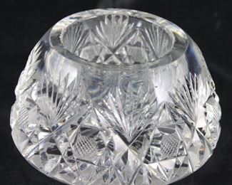 American brilliant cut crystal Paperweight Ink well