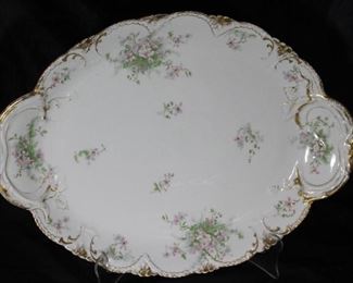 Theodore Haviland Limoges  France Memphis Queensware Company; 18 1/2” Platter