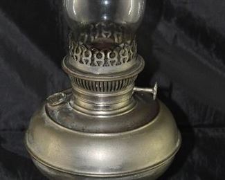 Rayo antique metal oil lamp patented 1884 