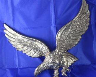 Large Brass Eagle Wall Plaque