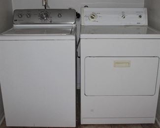 Maytag Centennial Commercial Technology washer and Kenmore 80 Series heavy duty super capacity plus electric dryer