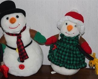 International Silver co Mr & Mrs Snowman