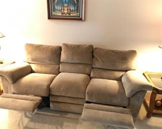 La-Z- Boy sofa with reclining ends