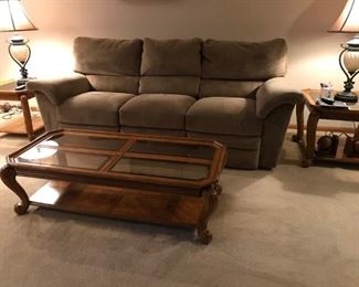 Foyer/Sofa table - Coffee table and matching end tables