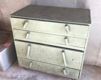 Vintage drawer storage