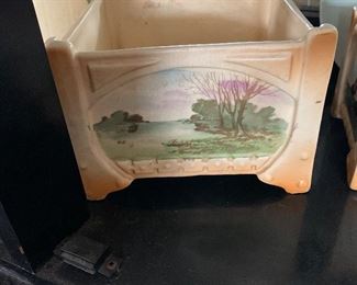 Rare Roseville Landscape planter