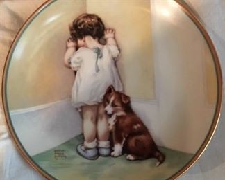 Bessie Gutmann  Pease collector plate  "In Disgrace"