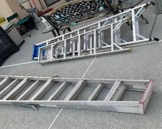 3 different size Ladders