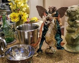 More Kitchen with a metal Water Pitcher