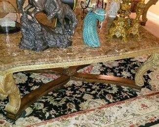 Marble Top Coffee Table 