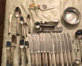 Heavy Set of sterling flatware