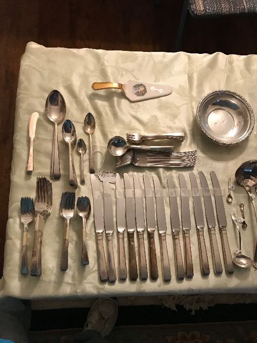 Heavy Set of sterling flatware