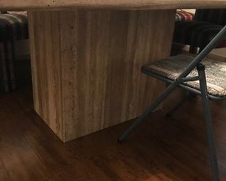 travertine table