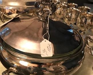 electric silver plate server