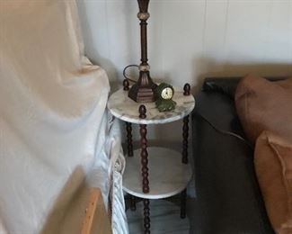 marble end tables